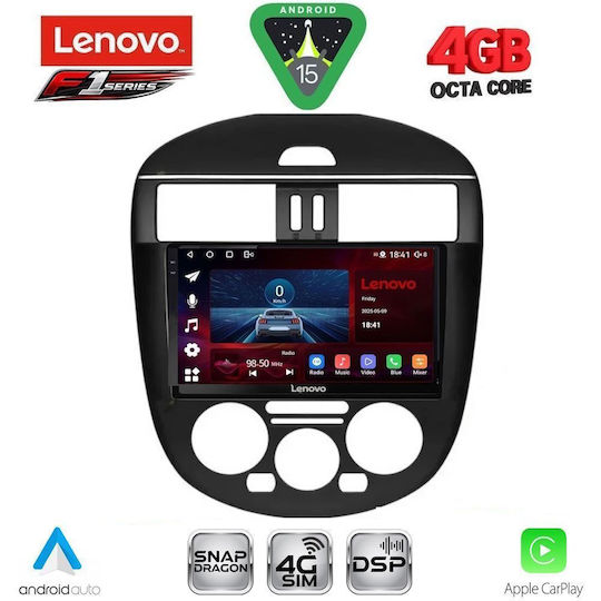 Digital IQ Car Audio System for Nissan Tiida 2013-2023 with A/C Bluetooth USB AUX WiFi GPS Apple CarPlay Android Auto with 9" Touch Screen