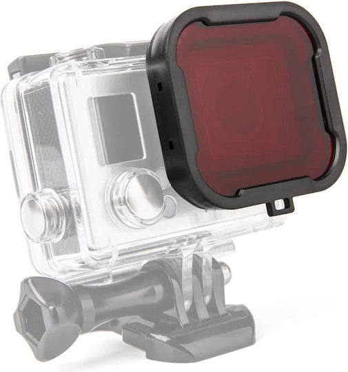 Underwater Shooting Filter Gopro Hero 3+ 4 Sjcam Sj6 Legend Frame Red