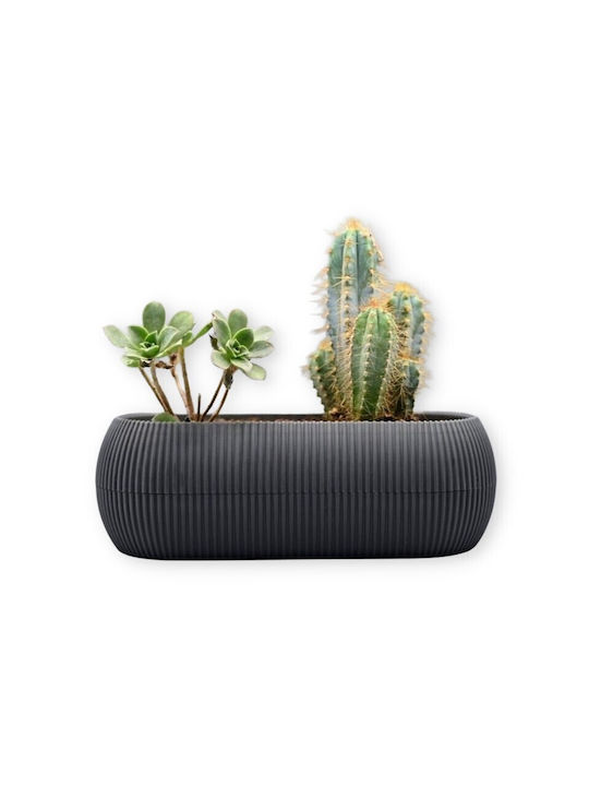 Viosarp Coral Plastic Flower Pot Anthracite