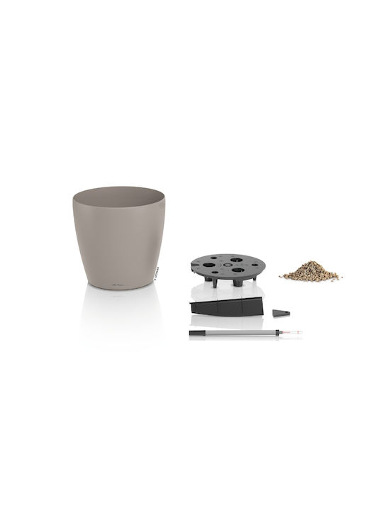 Lechuza Classico Self-Watering Flower Pot Sand Brown 50x50x46cm
