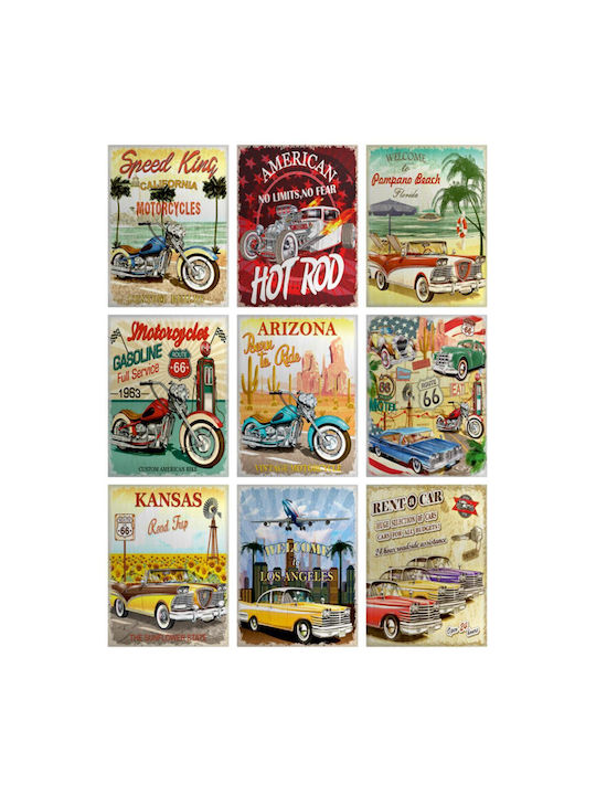 Sticker 65x85 Cars Motorcycles