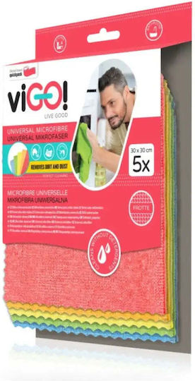 Universal Microfiber Towels 5 Pcs Premium Vigo