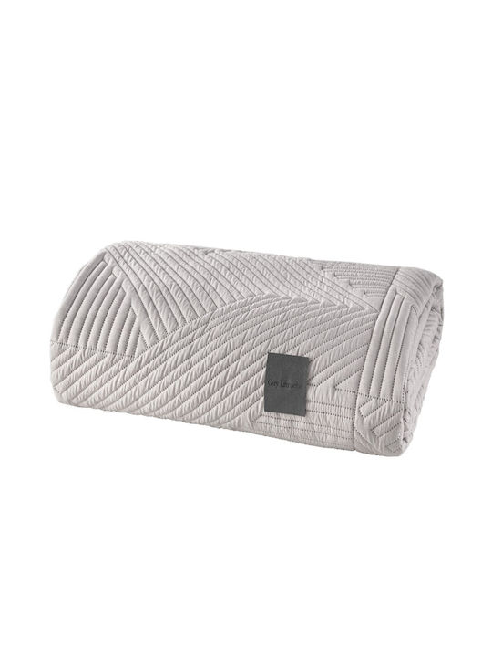 Guy Laroche Ziana Set Coverlets Semi-Double Made of Polyester Tobacco 180x240cm 2 Pieces