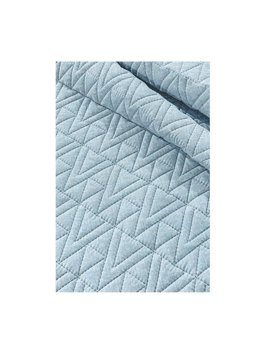 Guy Laroche Kylian Kylian Tagesdecken Set Halbdoppel aus Polyester Denim 180x240cm 2Stücke