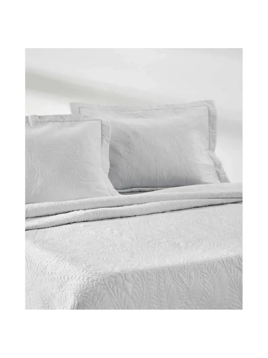 Kentia Maldive Set Coverlets King Size Cotton White 260x250cm 3 Pieces