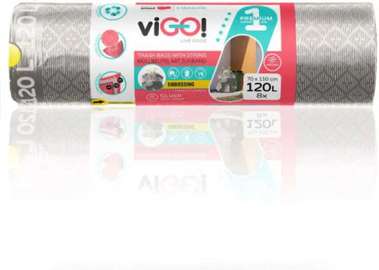 Vigo Kombucha Торби За Смет Капацитет 120л 110x70см 8 Бройки Прозрачни