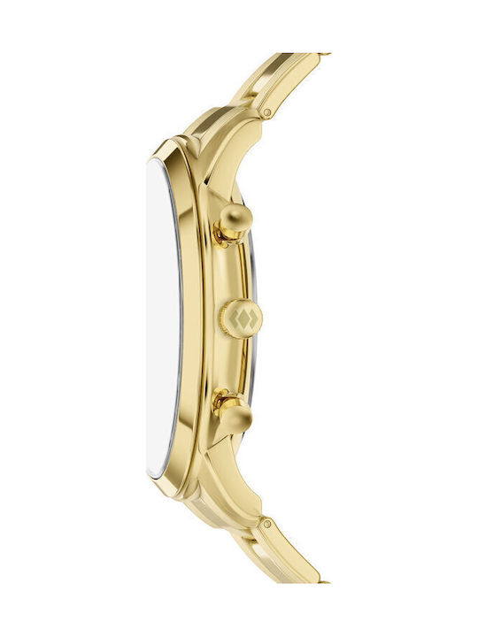 Fossil Neutra Ceas Barbati 44mm Baterie cu Brățară din Metal Aurie