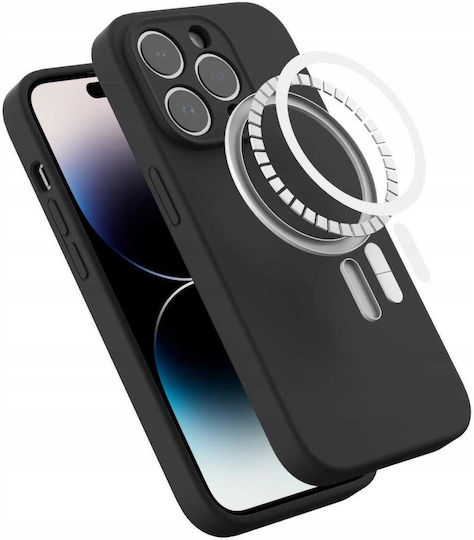 Spacecase Силиконова Задна Корица Черна (iPhone 14 Pro)
