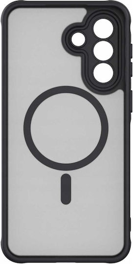 Spacecase Hybrid Magsafe Back Cover Πλαστικό Μαύρο (Galaxy A37)