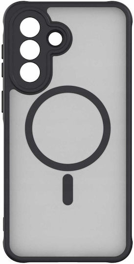 Spacecase Hybrid Magsafe Back Cover Πλαστικό Μαύρο (Galaxy A37)
