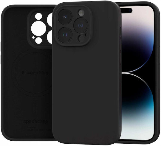 Spacecase Силиконова Задна Корица Черна (iPhone 14 Pro)