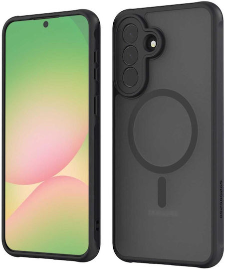 Spacecase Hybrid Magsafe Back Cover Πλαστικό Μαύρο (Galaxy A37)