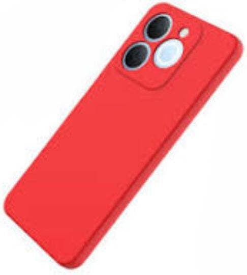 Oba Rückseite Umschlag Silikon Rotes (Realme Note 70T)