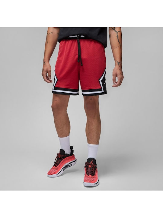 Diamond Αθλητική Ανδρική Βερμούδα Dri-Fit Κόκκινη