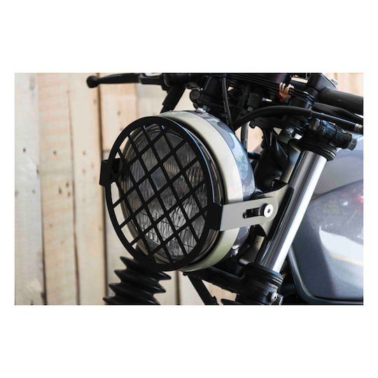 C-racer Universal Headlight Grill For All Motorcycles Headlight 7" 17.8cm 8" 20.3cm C-racer Universal Headlight Grill No1 Masher