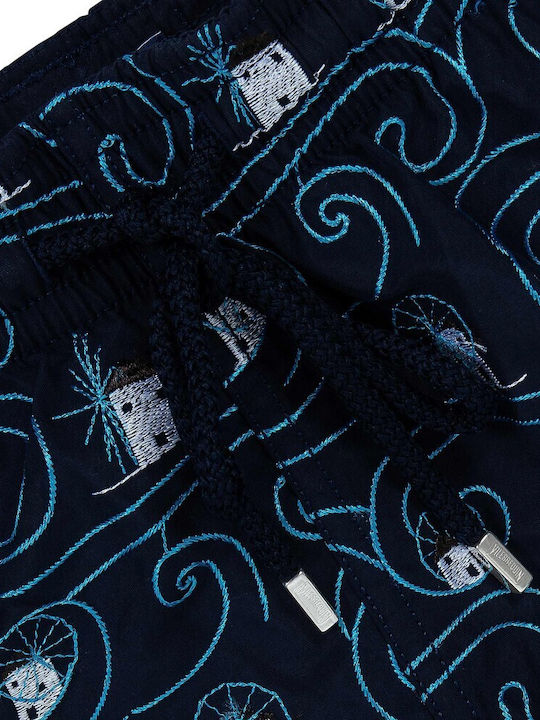 Men's Swimwear Shorts Blue with Patterns