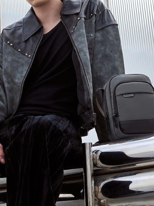 Men's Gray Shoulder / Crossbody Bag