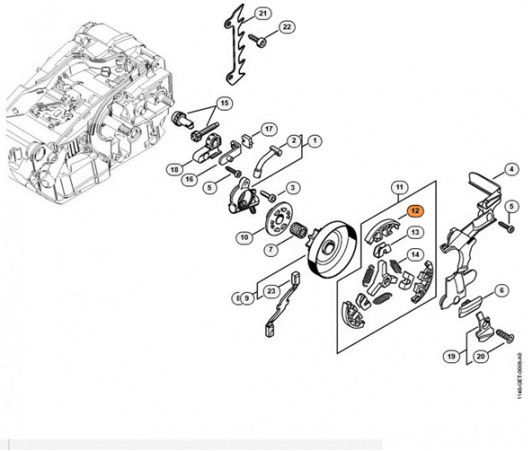 Термоизолатор Stihl 1146-162-0800