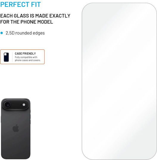 Fixed Screen Protector Apple Iphone Air Tempered Glass Transparent 2.5d