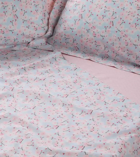Das Home Happy Bettlaken Super-Doppel 4 Stück 240x260cm Blau