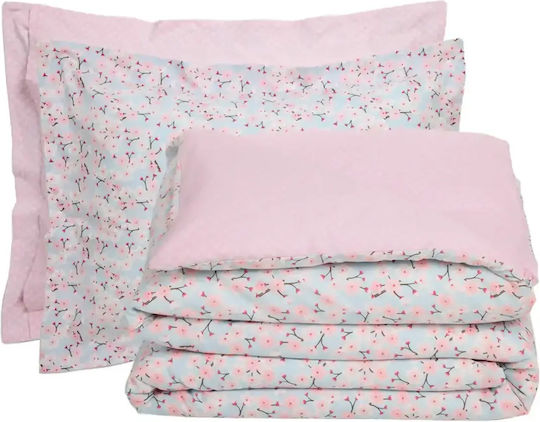 Das Home Happy Комплект Чаршафи Кралица 240x260см Сини (4 броя)