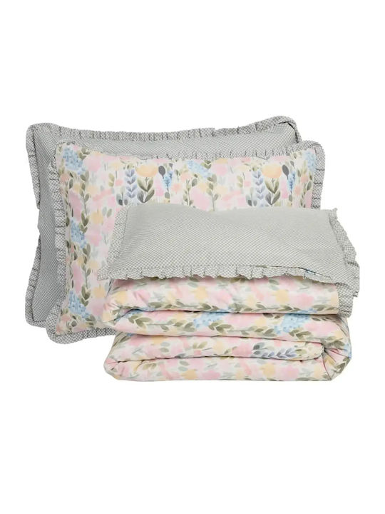 Das Home Daily Σετ Σεντόνια Υπέρδιπλα 240x260εκ. Multi (4τμχ)