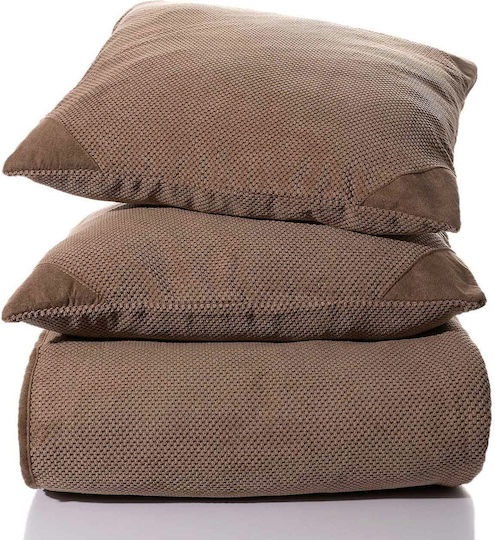 Silk Fashion 1715 Ριχτάρι Τριθέσιου Καναπέ Chenille 180x300εκ. Μπεζ 6978000000003