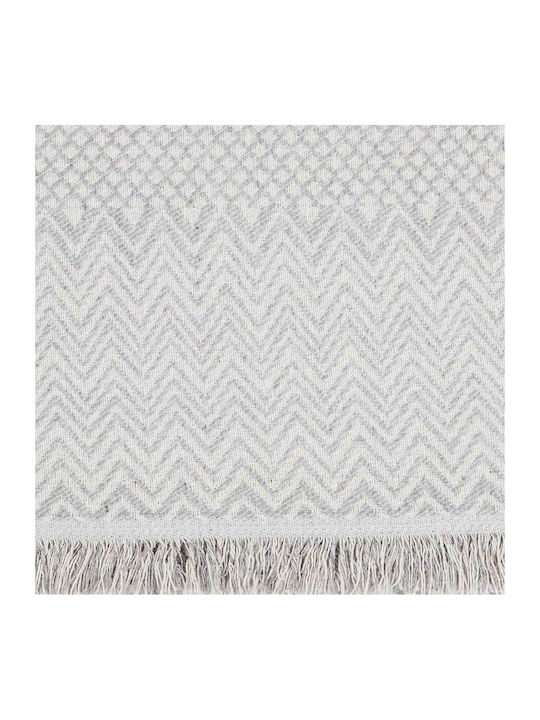 Borea Tribal Three-Seater Sofa Throw 180x300cm Gray