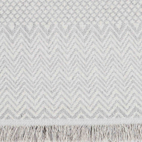 Borea Tribal Dreisitzer-Sofa Wurf 180x300cm Grau