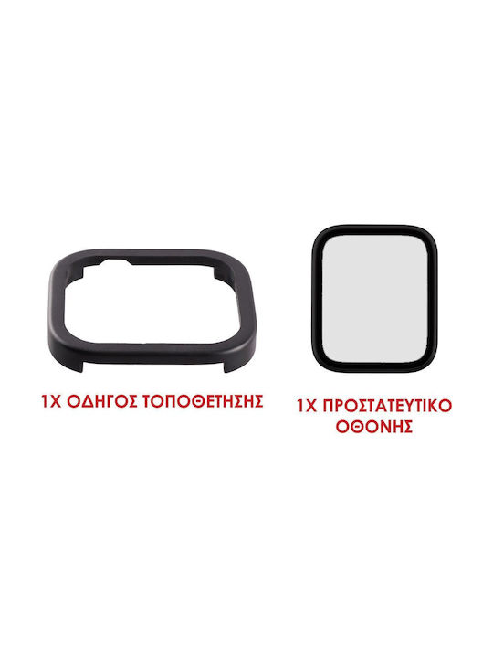 Volte-tel Tempered Glass Apple Watch 7 8 9 41mm 3d Curved Aluminium 1.69'' 0.30mm Full Cover & Installation Tool Blue 5205308416972