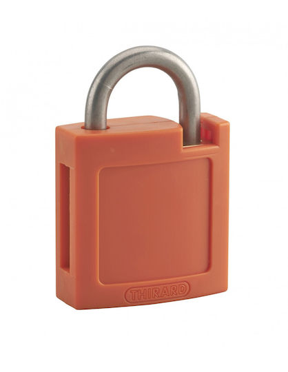 Plastic Padlock Cover Lockout Mach3 40 mm Orange Thirard 00084715