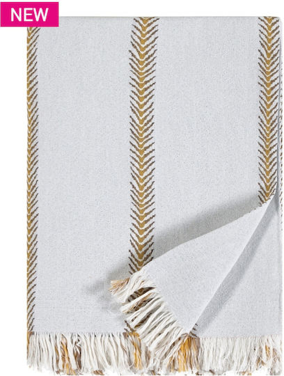 Kentia Cora Διθέσιου Καναπέ Π180xΜ250cm 03 Off White / Yellow Kentia Cora Διθέσιου Καναπέ Π180xΜ250cm 03 Off White / Yellow