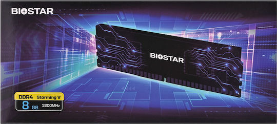 Biostar DDR4 με Module 1x8GB και Ταχύτητα 3200 για Desktop