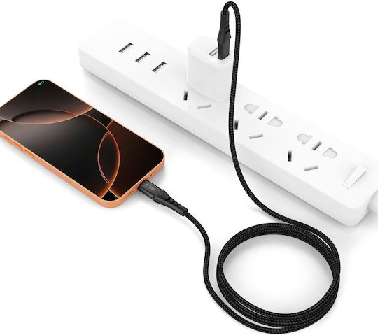 Tech-Protect Ultraboost USB 2.0 Cable USB-C male - USB-C 240W Μαύρο 1m