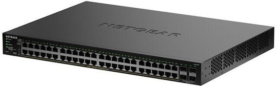 NetGear GS348TP-200EUS Managed L2 PoE Switch με 48 Θύρες Gigabit (1Gbps) Ethernet