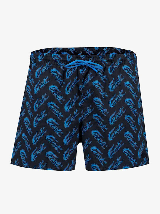 Men's Swimwear Shorts Navy Blue with Patterns