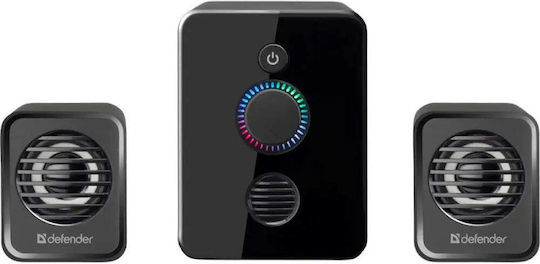 Defender V12 Difuzoare de Calculator 2.1 cu Putere 11W în Negru Culoare