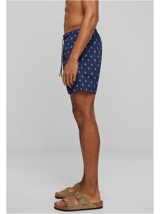 Herren-Bademode Kurze Hosen Anchor Navy mit Muster