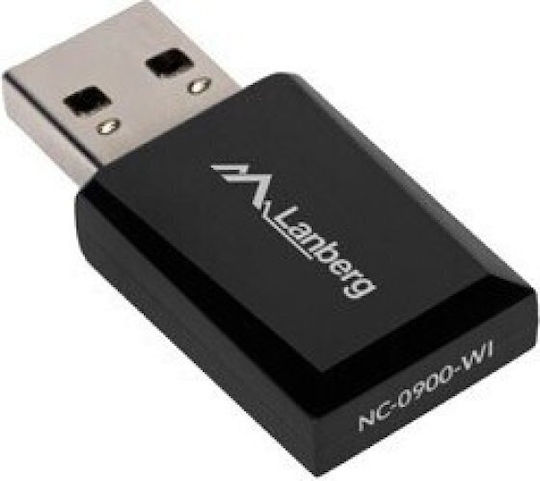Lanberg NC-0900-WI Αντάπτορας Δικτύου USB με Ασύρματη Σύνδεση Wi-Fi 600Mbps