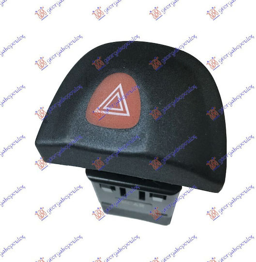Превключвател на аварийните светлини 8pin Подходящ за Renault Megane L B 1996-1998 Ba0/ba1 7700435867 1 бр