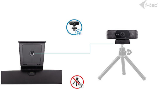 i-tec Webkamera 4K mit Autofokus mit Privacy Cap CAMSOLOMON4K500