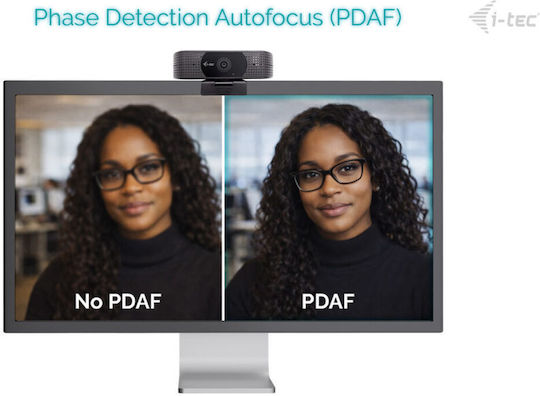 i-tec Webkamera 4K mit Autofokus mit Privacy Cap CAMSOLOMON4K500