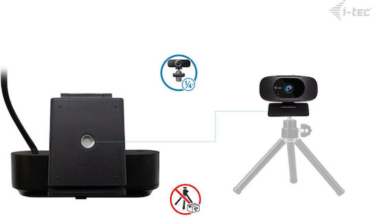 i-tec Web Camera 4K with Privacy Cap CAMSOLOMON4K300