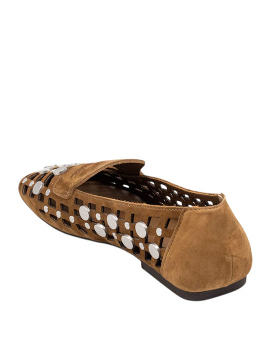 Bali03 Women's Moccasins in Brown Colour