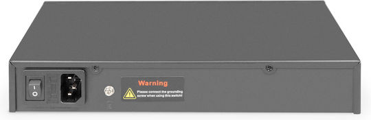 Network Switch Digitus 8-port Gigabitgabit Poe + Injektor 250w Schw