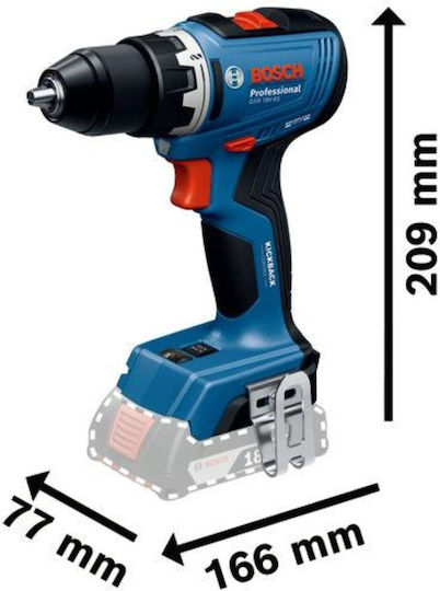 Bosch GBH Battery Tool Set Angle Grinder Screwdriver Drill & Hammer Brushless 18V with 2 Batteries 4Ah and Case