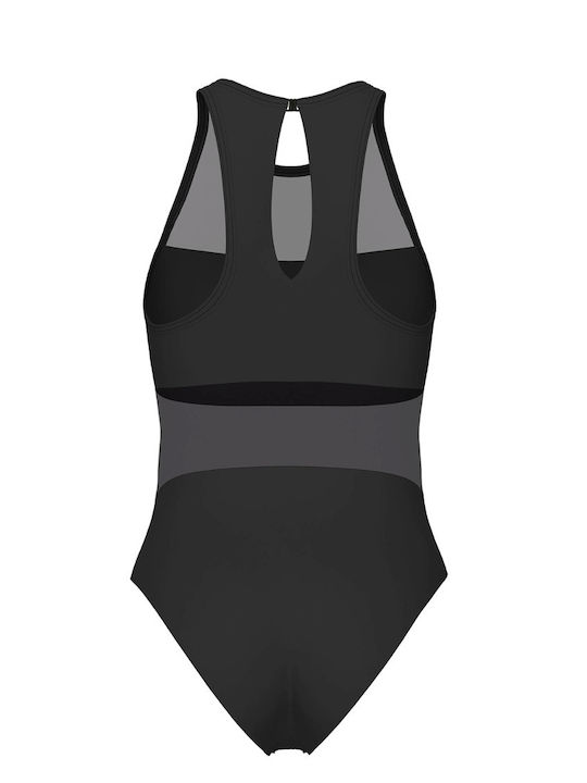 Back Αθλητικό Ολόσωμο Μαγιό Black
