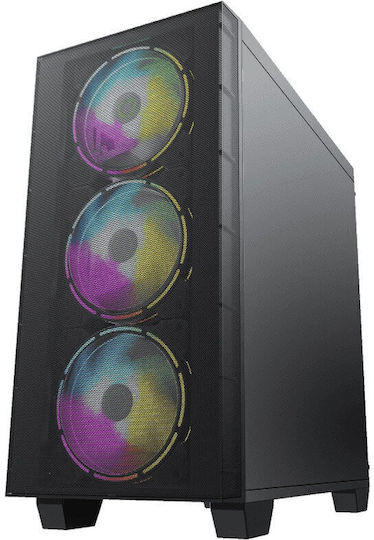 GameMax Aero Mini Eco Gaming Mini Tower Carcasă PC cu Fereastră Laterală Neagră