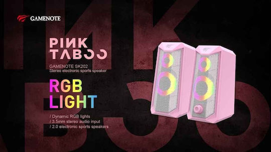Havit SK202 2.0 Speakers 3W Pink