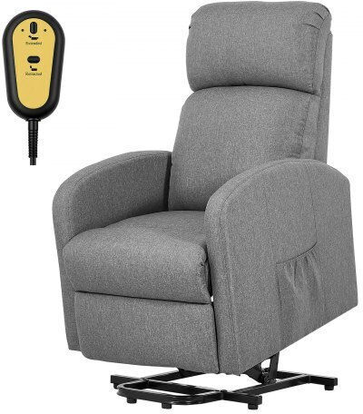 Relax Sessel Hellgrau 63x86x101,5cm